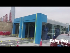 Колонская двойная конвейерная туннельная машина для стирки автомобилей завершена!