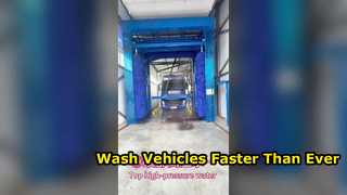 Wash an entire large vehicle in just 3 to 5 minutes! Handle massive volumes of trucks or buses daily