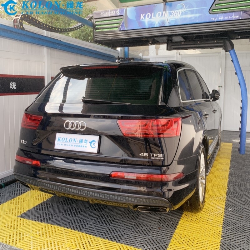 Экономящая рабочую силу Автоматическая безприкосновная машина для стирки автомобилей KL360-1 15кВт Водный насос 12кВт Сушилка воздуха