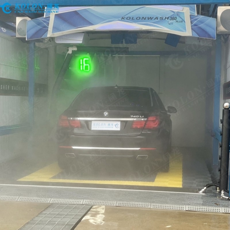 Автоматическая безконтактная машина для стирки автомобилей оборудование KL-360 PLUS 22kw Водяной насос 22kw Вентилятор