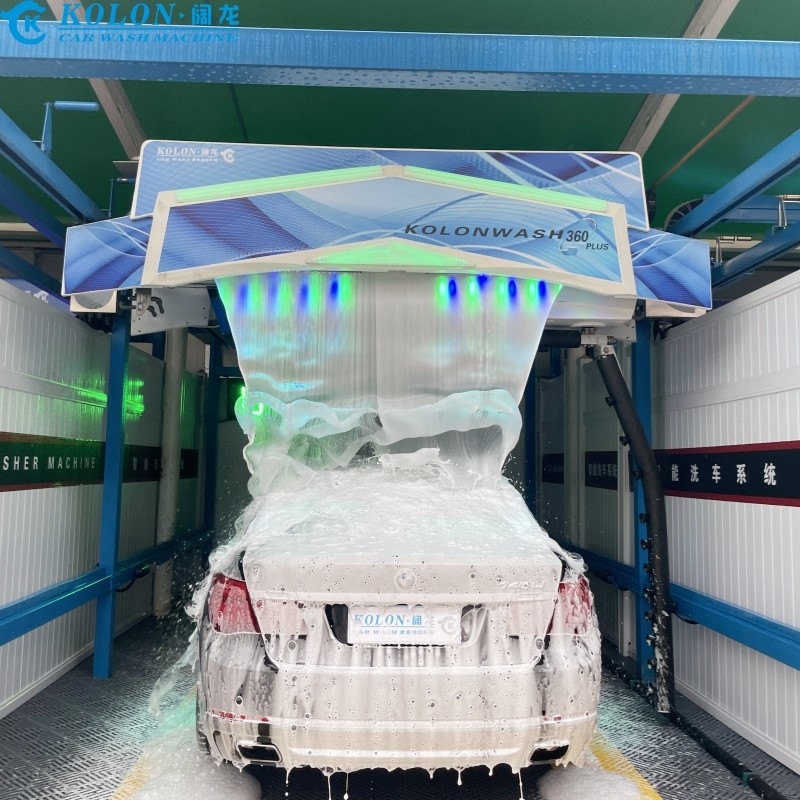 Автоматическая безконтактная машина для стирки автомобилей оборудование KL-360 PLUS 22kw Водяной насос 22kw Вентилятор