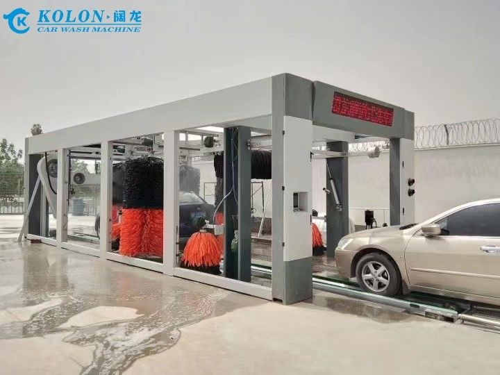 Колон полный автоматический 13 щетки туннельная машина для стирки автомобилей с мягкими щетками и системой высокого давления для глубокой чистки