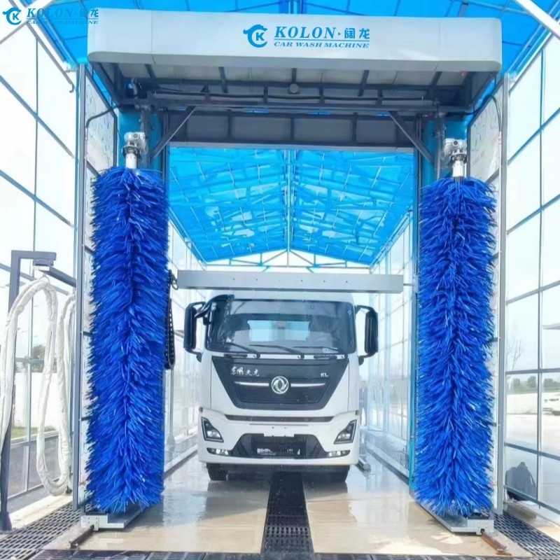 Экономия воды Электрическая система промывки автобусов с потреблением воды 80 л/автомобиль Под управлением PLC