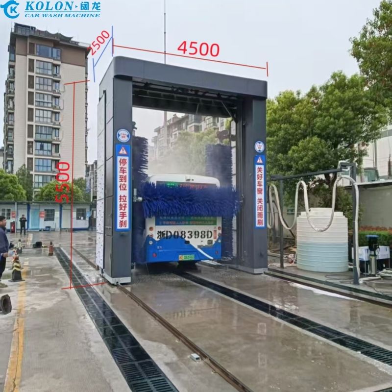 Опыт Kolon: Непревзойденные результаты очистки с нашей первоклассной машиной для мойки автобусов