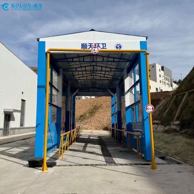 Многофункциональная машина для стирки и восковой обработки автобусов для различных типов транспортных средств